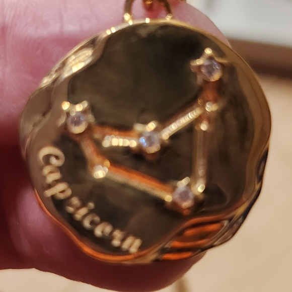 Gold Capricorn Pendant